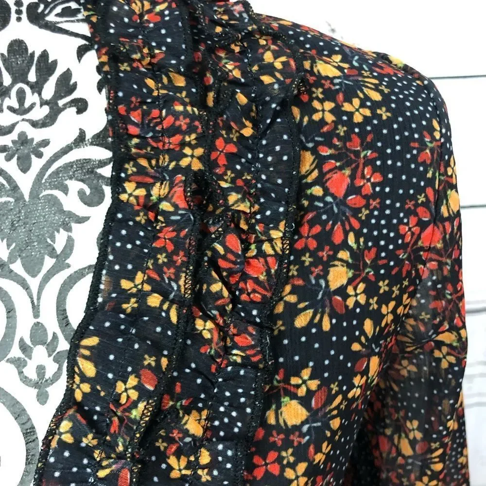 Revolve Stevie May Monarch Butterfly Print Floral Mini Dress XS - Picture 3 of 9